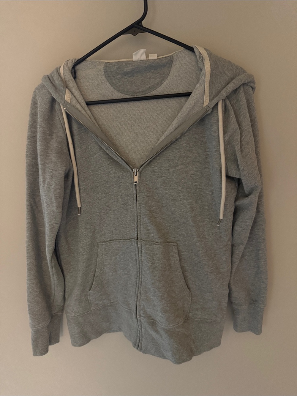 GAP Light Gray Full-Zip Hoodie